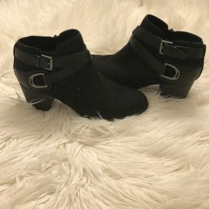 Brand new Black indigo size 9 booties
